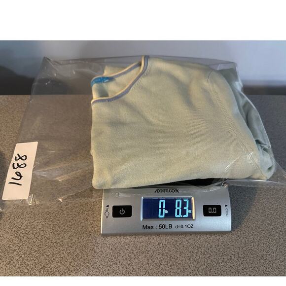 J McLaughlin Sz M Pullover Long Sleeve Sweater‎ Contrasting Trim Neckline Wrists - Picture 13 of 13